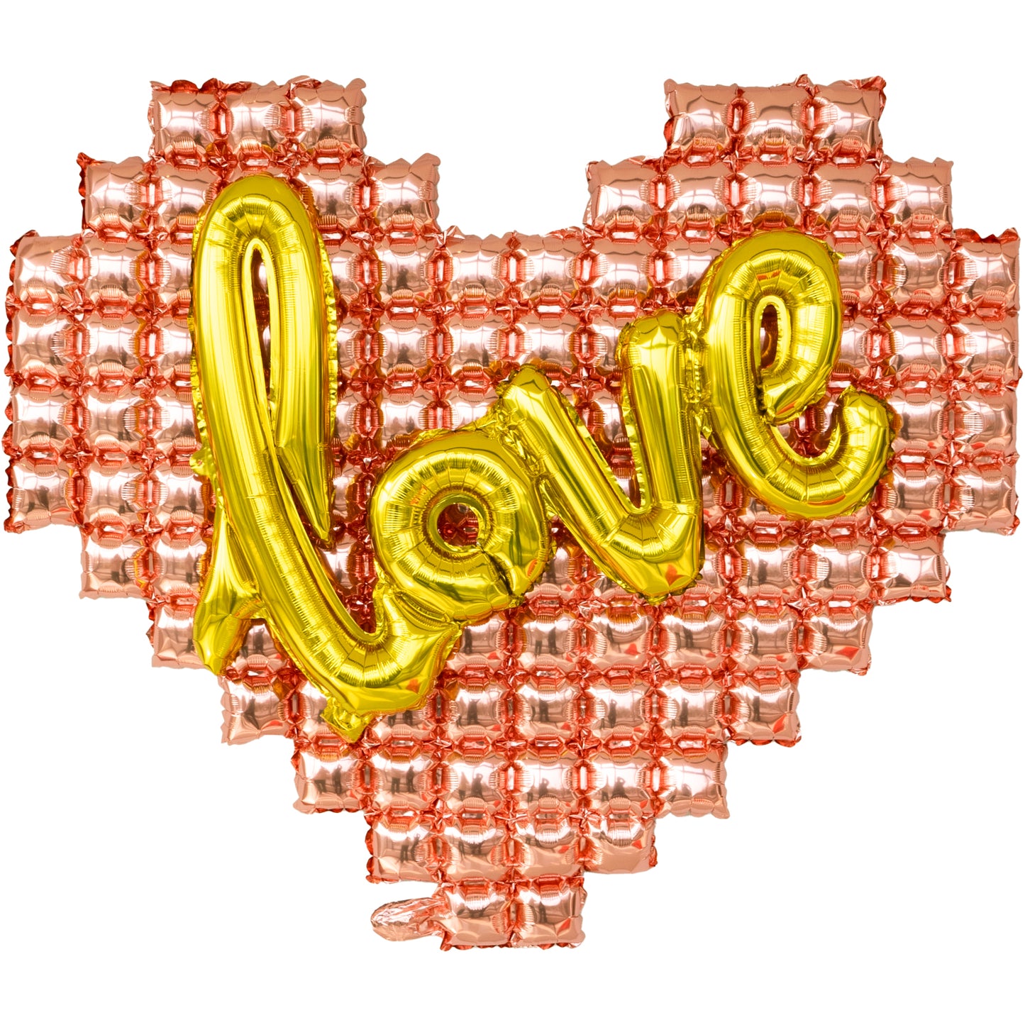 55 Inch Heart Balloons Decorations, Love balloons Letters with Rose Gold Heart Shaped Balloon, Gold Love Banner Big Foil Balloon for Women Birthday Wedding Anniversary Party Decorations