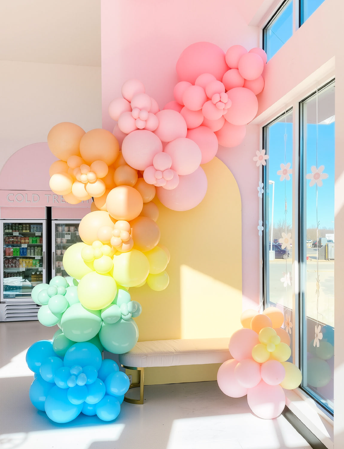 Adeyoo Pastel Balloons - 12 Inch Pastel Rainbow Balloons, 50 Pcs Multicoloured Latex Balloon Macaron Colourful Party Balloon for Birthday Unicorn Baby Shower Wedding Party Decorations