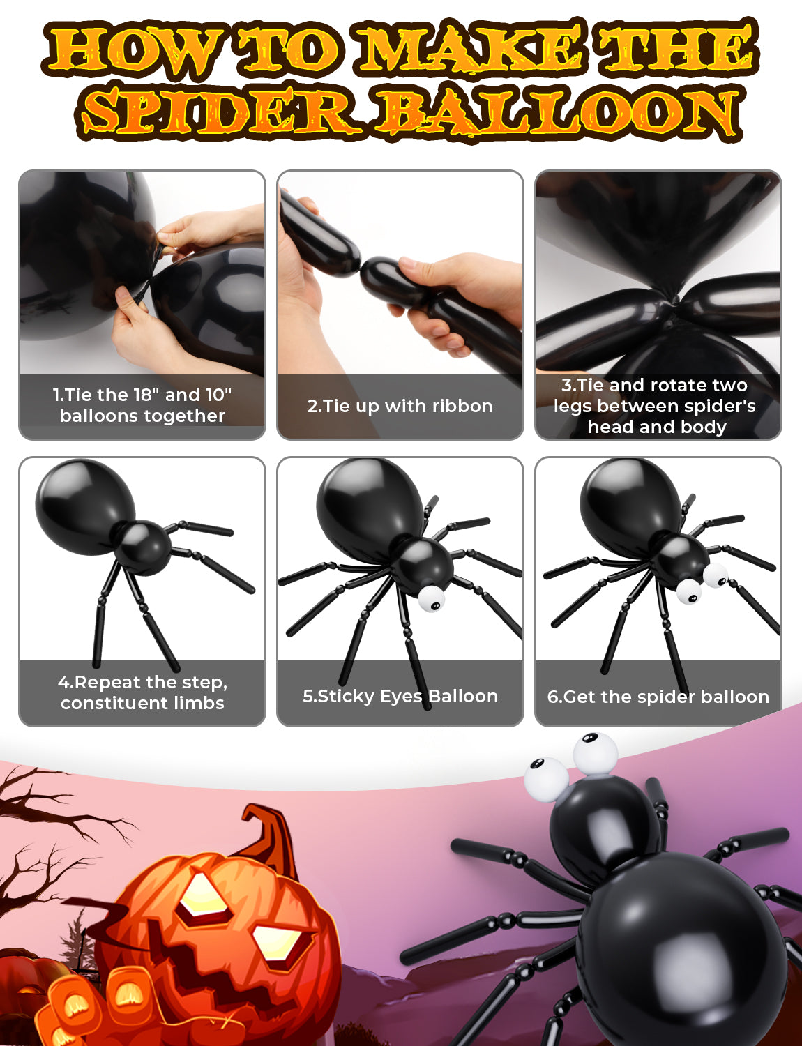 Adeyoo Black Pink Halloween Balloon Garland Arch Kit,122Pcs Halloween Balloons Metallic Red Silver Balloons Large Boo Ghost Foil Balloons Spider Balloons for Girl Birthday Baby Shower Party Decoration