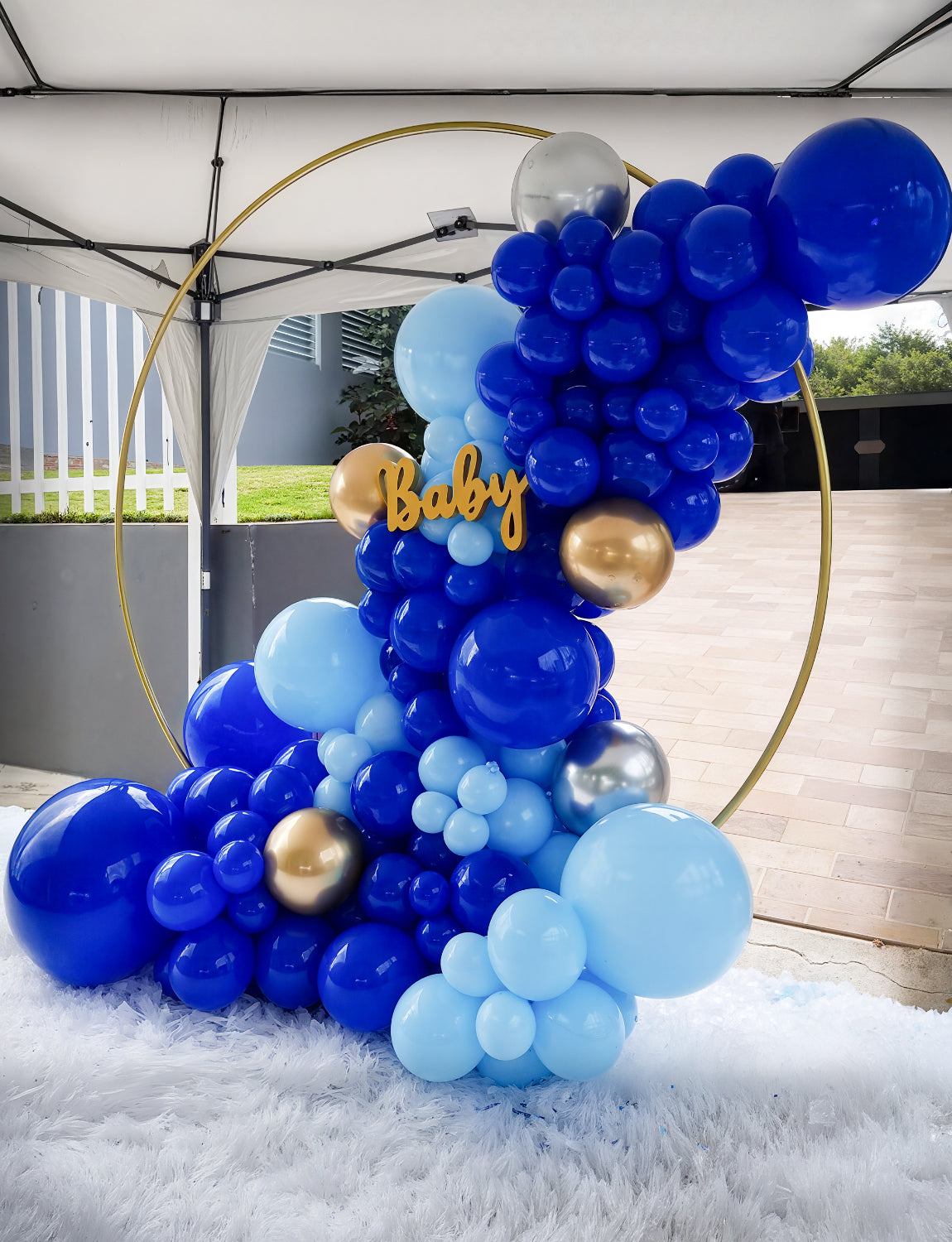 Adeyoo Royal Blue Balloons - 12 Inch Royal Blue Balloons 50 Pcs Round Latex Balloon Party Balloon for Birthday Baby Shower Wedding Anniversary Party Decorations, Photo Backdrop Supplies