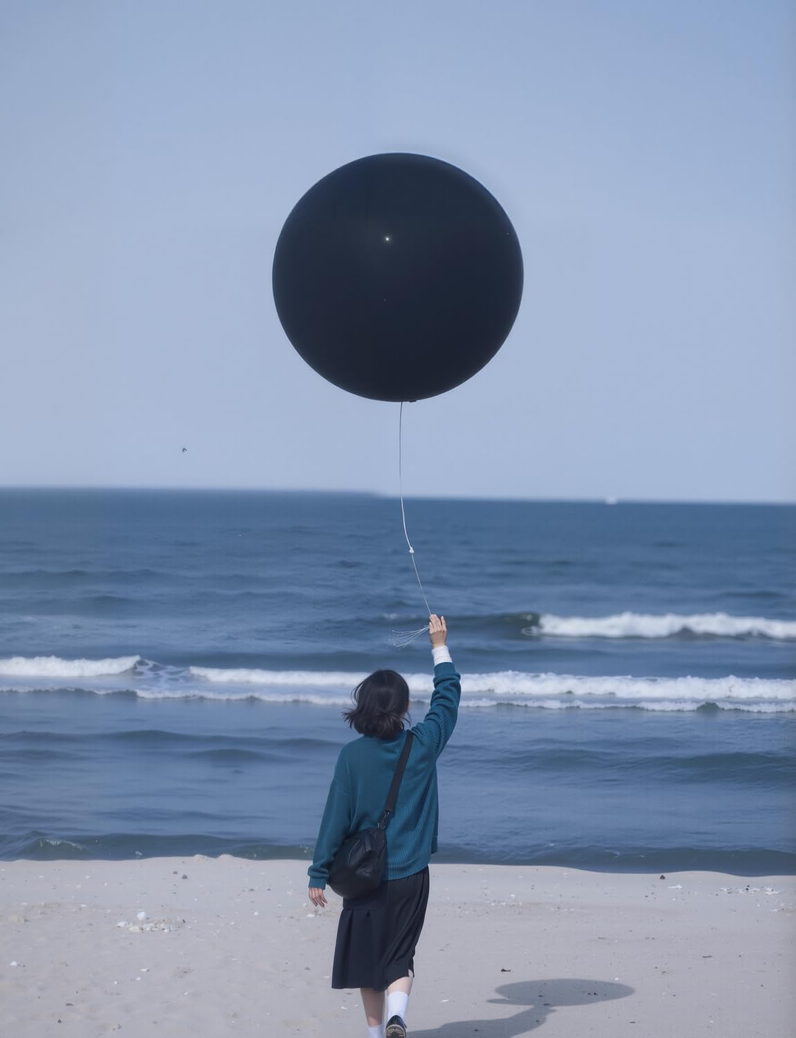 Adeyoo 36 Inch Black Balloons - Giant Balloons Jumbo Black Latex Balloon Extra Large Round Balloon for Birthday Anniversary Retirement Wedding Party Decorations (4Pcs), Photo Shoot