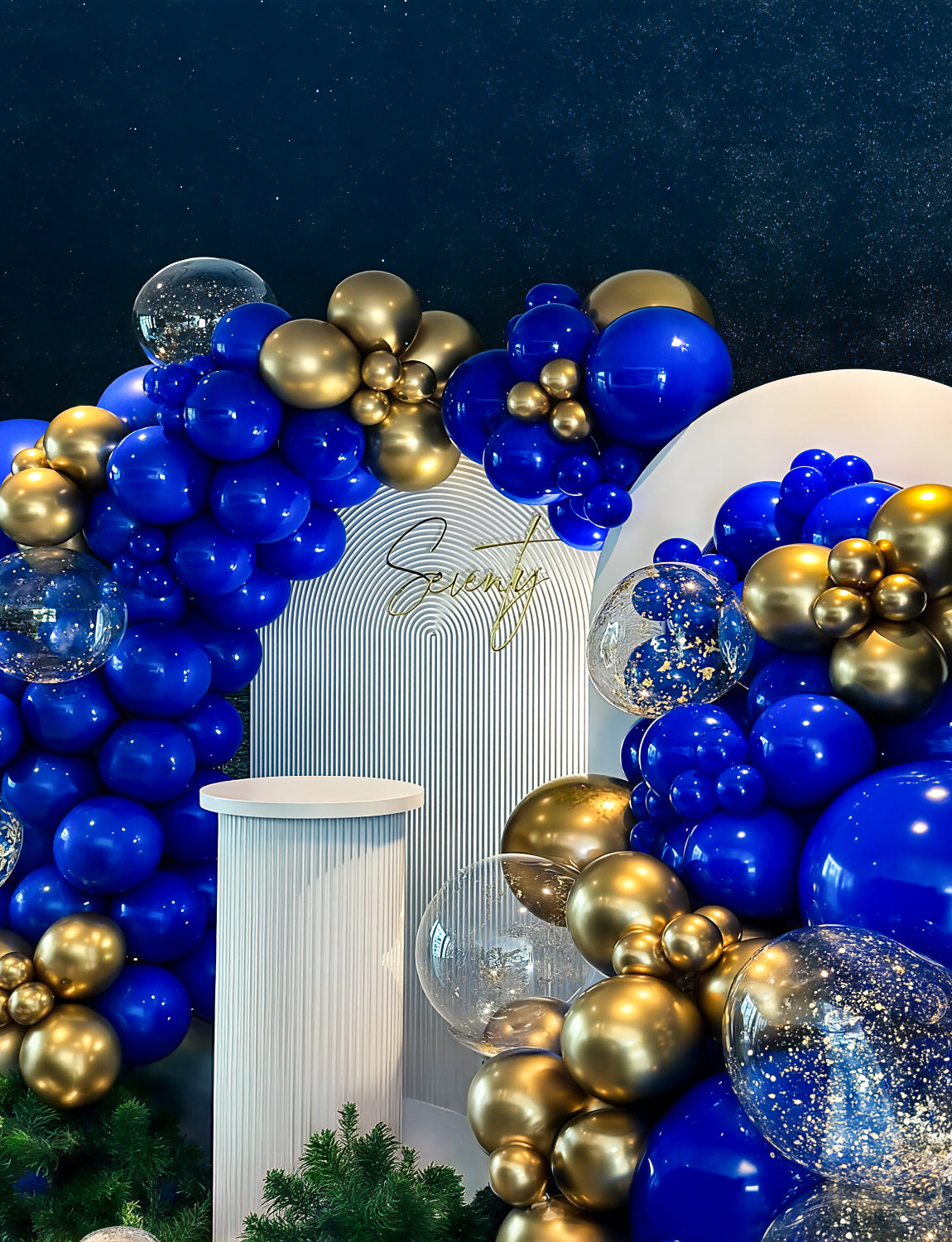 Adeyoo Royal Blue Balloons - 12 Inch Royal Blue Balloons 50 Pcs Round Latex Balloon Party Balloon for Birthday Baby Shower Wedding Anniversary Party Decorations, Photo Backdrop Supplies