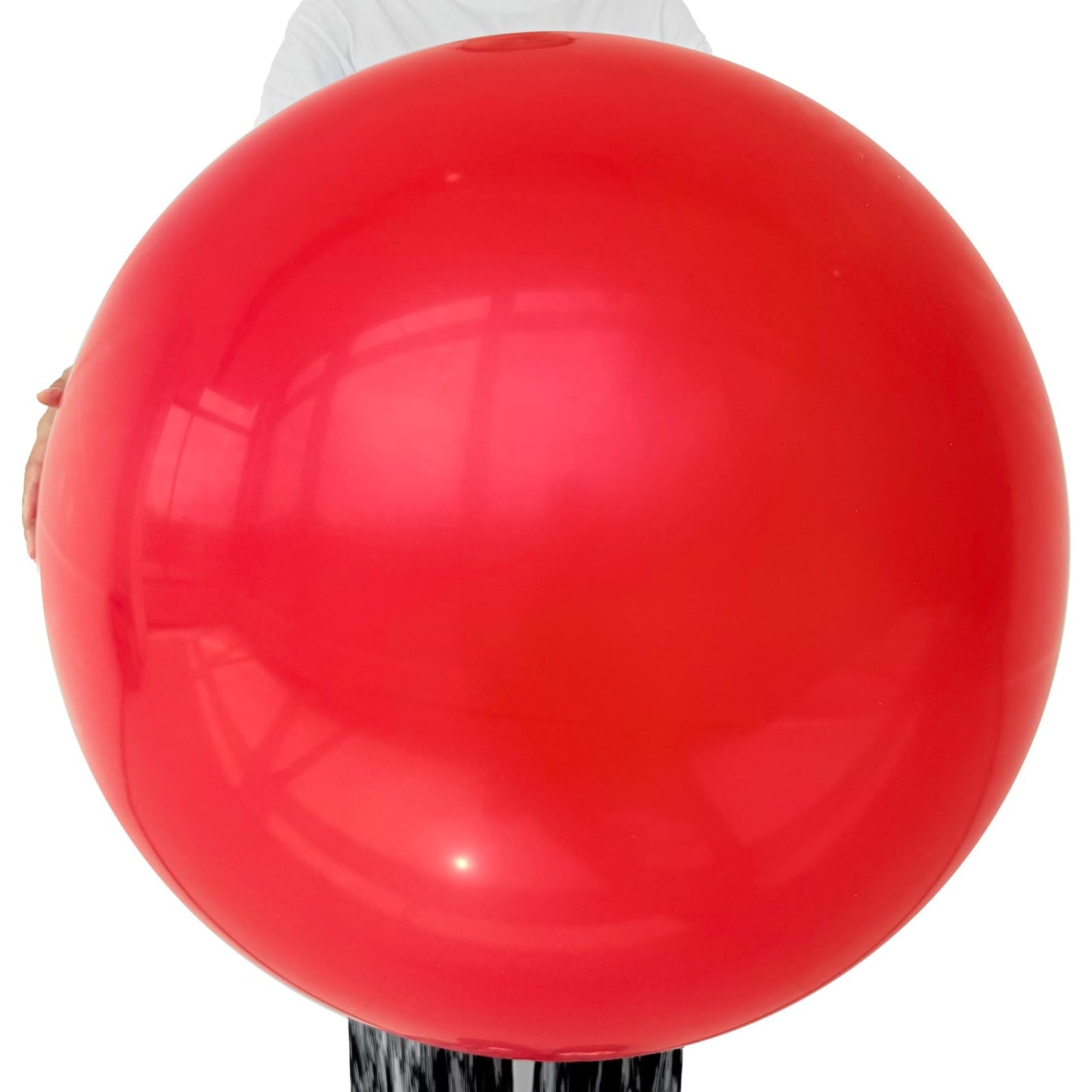 Adeyoo 36 Inch Red Balloons - Giant Balloons Jumbo Red Latex Balloon for Garland or Arch Extra Large Round Balloon for Anniversary Engagement Wedding Birthday Party Decorations (4Pcs), Photo Shoot
