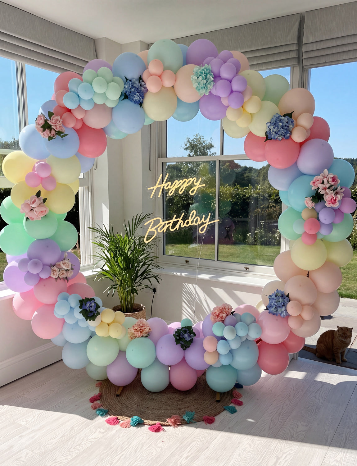 Pastel Balloons, 50 Pcs 12 Inch Pastel Rainbow Balloons, 8 Colours Colourful Macaron Latex Balloons, Multicoloured Balloons for Birthday Baby Shower Wedding Easter Unicorn Party Decorations