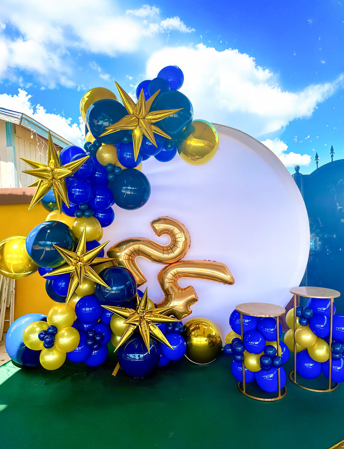Adeyoo Royal Blue Balloons - 12 Inch Royal Blue Balloons 50 Pcs Round Latex Balloon Party Balloon for Birthday Baby Shower Wedding Anniversary Party Decorations, Photo Backdrop Supplies
