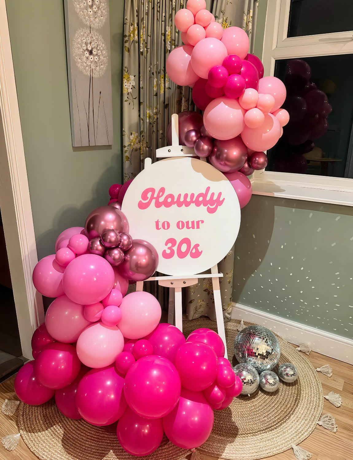 Adeyoo Pink Balloons Set - 12Inch Hot Baby Light Pink Metallic Pearl Pink Balloons Different Shades Balloon Bright Latex Balloon for Girl Women Birthday Baby Shower Wedding Princess Party Decorations