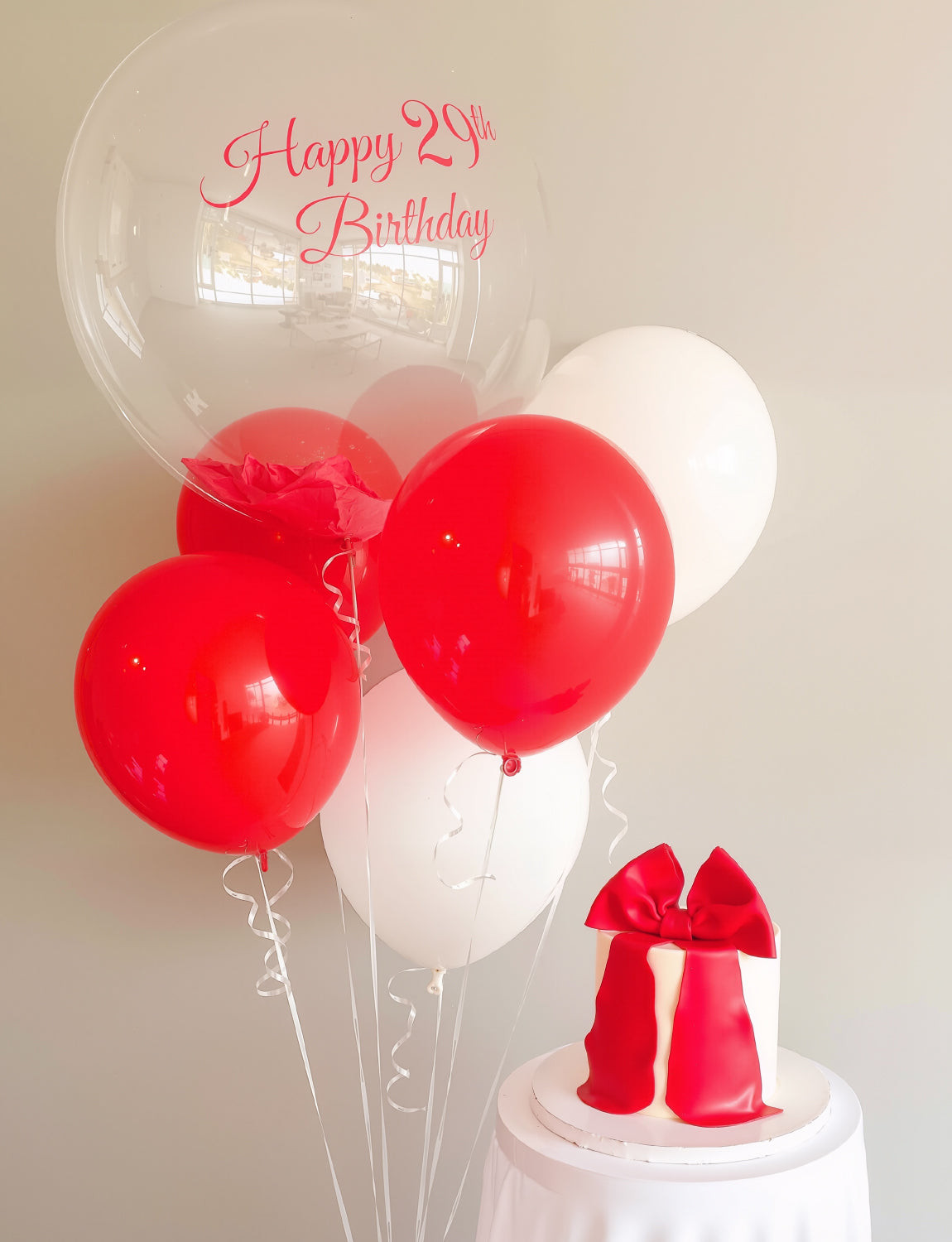 Adeyoo Red and White Balloons - 12 Inch Red White Confetti Latex Balloons Thickened Party Balloon for Wedding Birthday Christmas Anniversary Engagement Baby Shower Valentine's Day Party Decorations