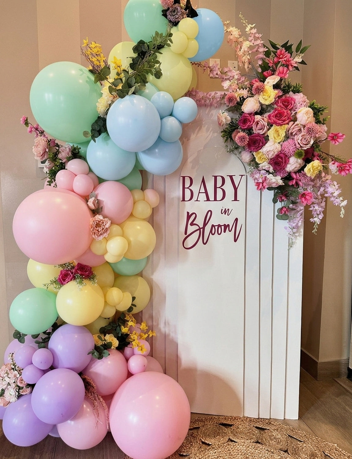 Pastel Balloons, 24 Pcs 18 Inch Pastel Rainbow Balloons, 5 Colours Large Macaron Colourful Balloons for Pastel Birthday Decorations, Party Balloons for Birthday Wedding Easter Wedding Parties