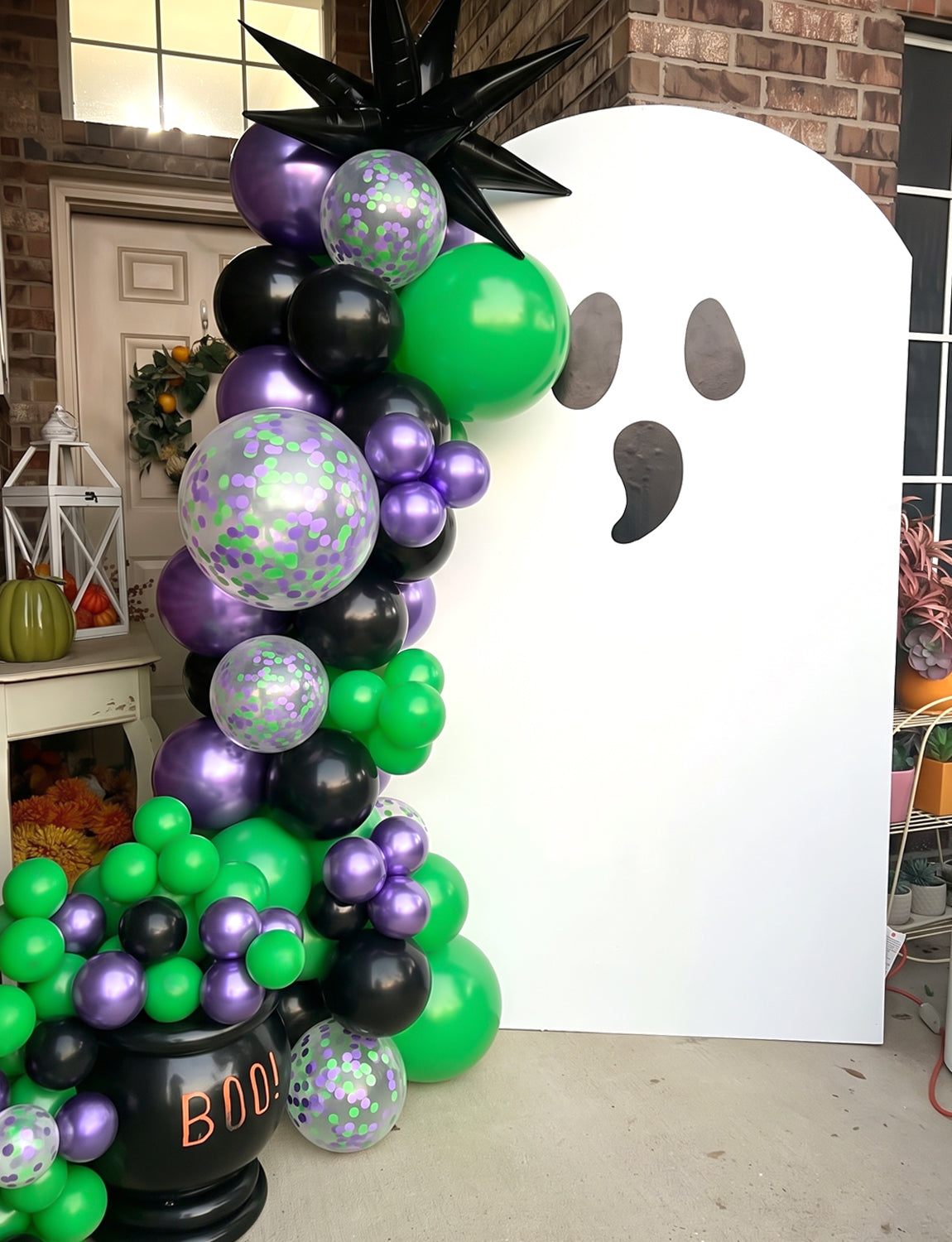 Green Purple and Black Balloons, 50 PCS 12 Inch Black Green Balloons Metallic Purple Balloons, Black Green Confetti Balloons, Birthday Balloons for Halloween Baby Shower Birthday Party Decor