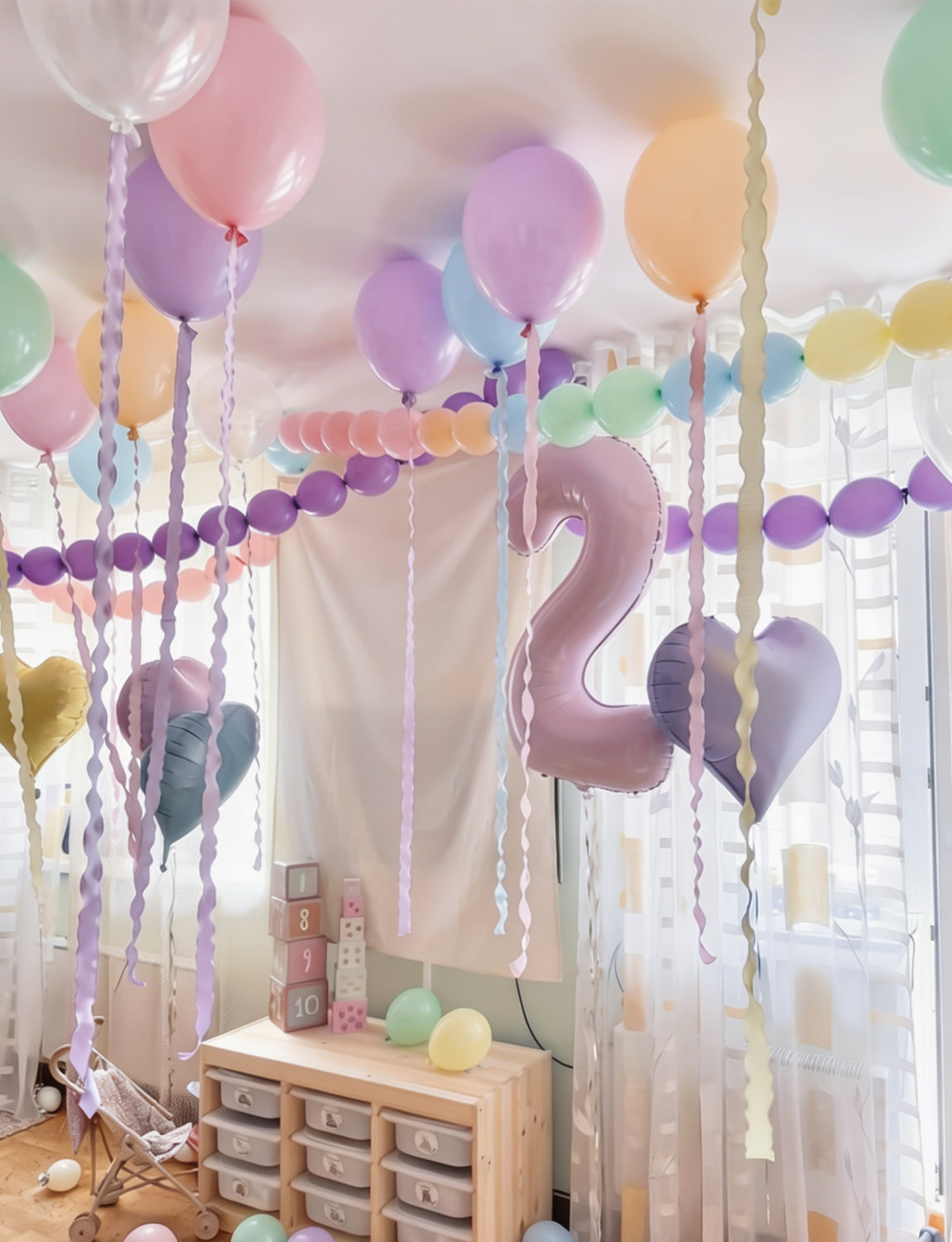 Pastel Balloons, 50 Pcs Pastel Rainbow and Clear Balloons 12 Inch Macaron Colourful Balloons, Multicoloured Balloons for Birthday Baby Shower Wedding Easter Unicorn Party Decorations