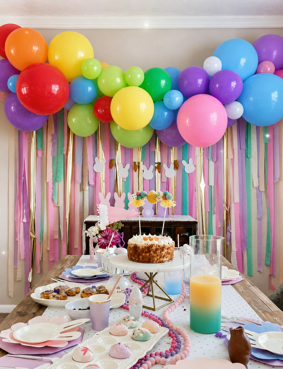 Pastel Balloons, 50 Pcs 12 Inch Pastel Rainbow Balloons, 10 Colours Colourful Macaron Latex Balloon, Multicoloured Balloon for Birthday Baby Shower Wedding Easter Bridal Shower Party Decoration