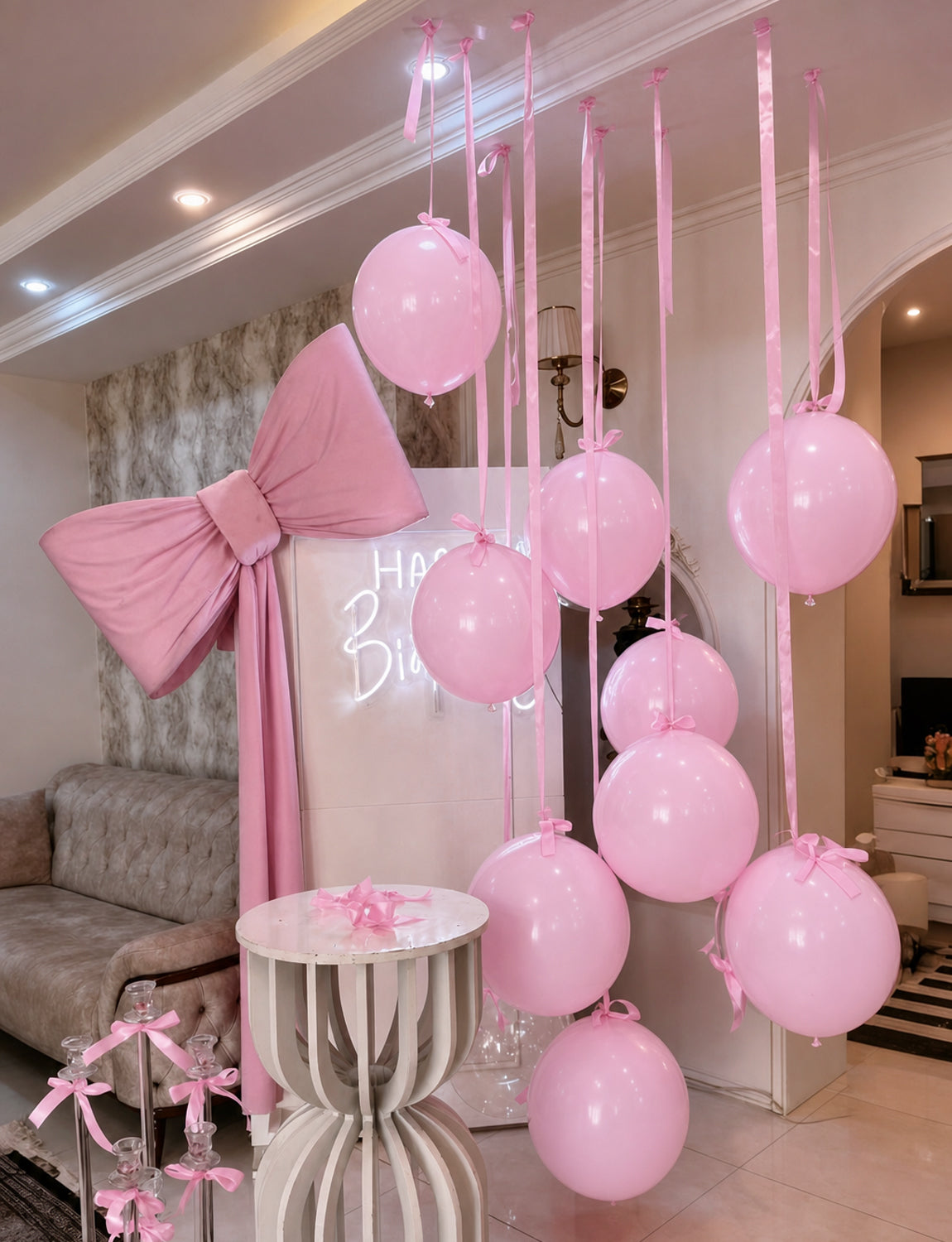 Baby Pink Balloons, 24 Pcs 18 Inch Pink Balloons for Birthday Decor Large Birthday Balloons for Pink Birthday Decorations, Pastel Pink Balloons for Girls Princess Engagement Wedding Anniversary