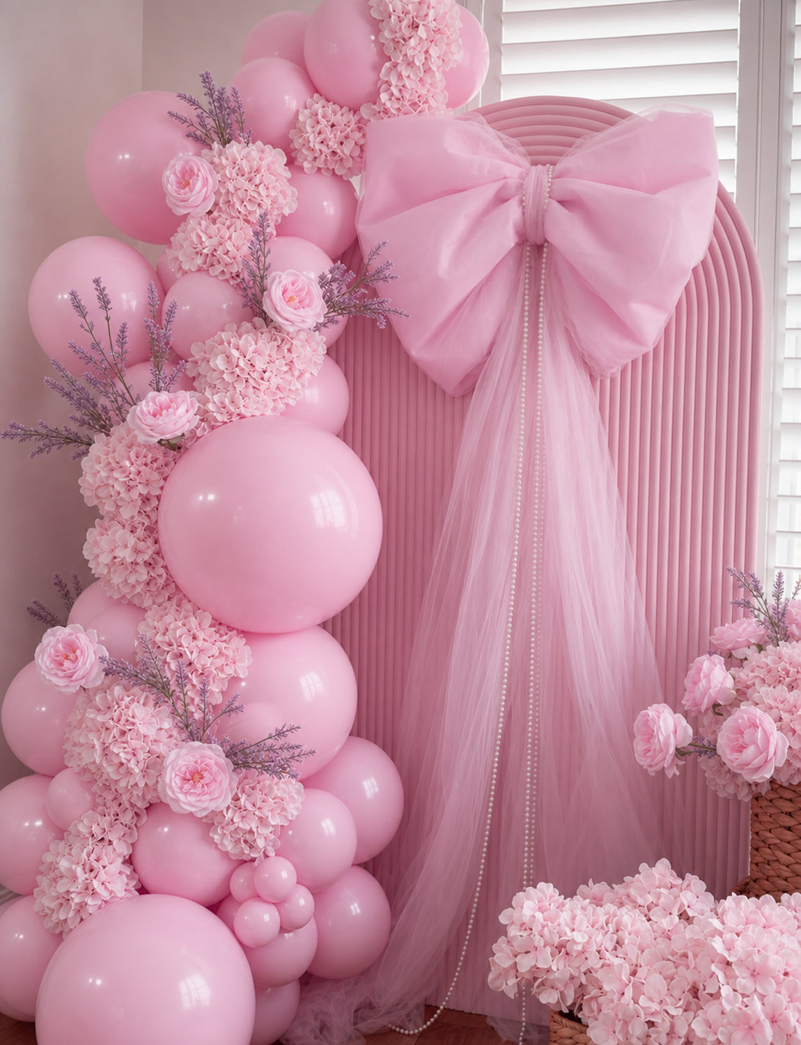 Baby Pink Balloons, 24 Pcs 18 Inch Pink Balloons for Birthday Decor Large Birthday Balloons for Pink Birthday Decorations, Pastel Pink Balloons for Girls Princess Engagement Wedding Anniversary