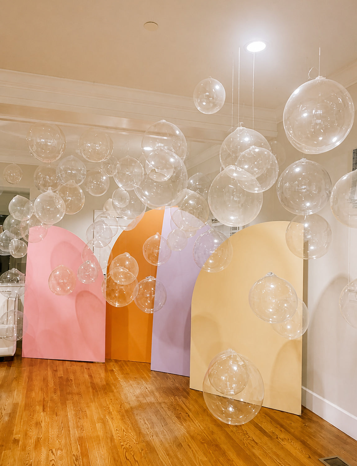 Clear Balloons, 24 Pcs 18 Inch Clear Latex Balloons with Ribbon Large Transparent Balloons for Birthday Decorations, Party Balloons for Birthday Wedding Anniversary Bridal Baby Shower