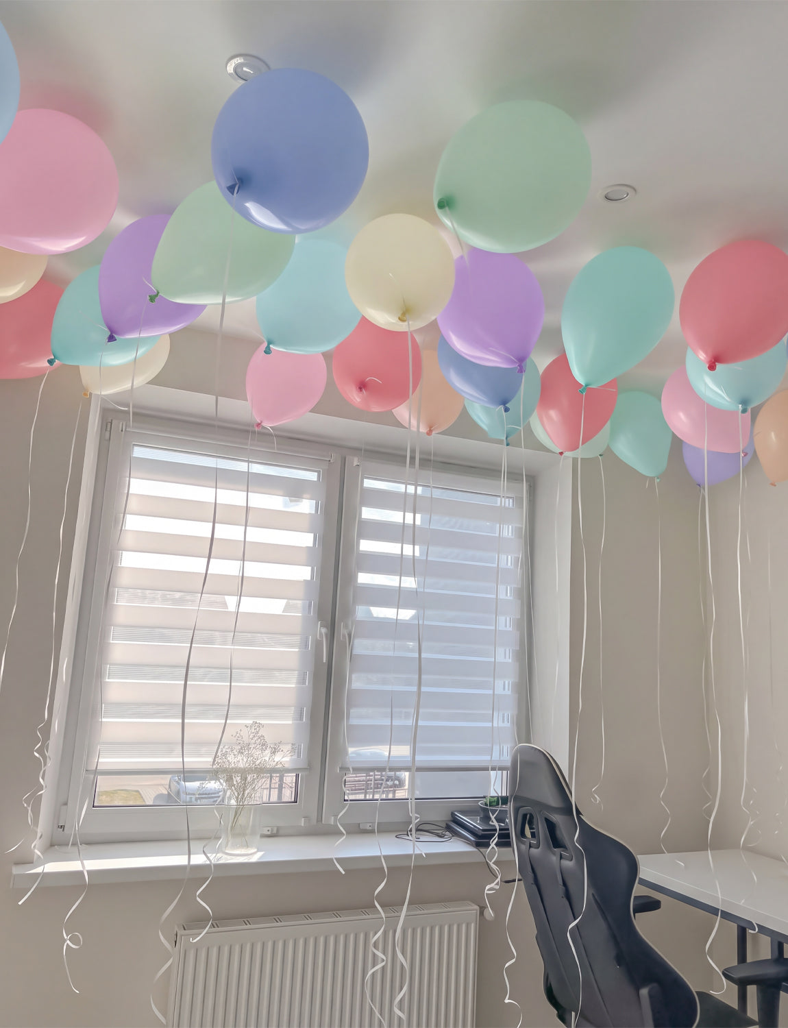 Pastel Balloons, 50 Pcs 12 Inch Pastel Rainbow Balloons, 8 Colours Colourful Macaron Latex Balloons, Multicoloured Balloons for Birthday Baby Shower Wedding Easter Unicorn Party Decorations