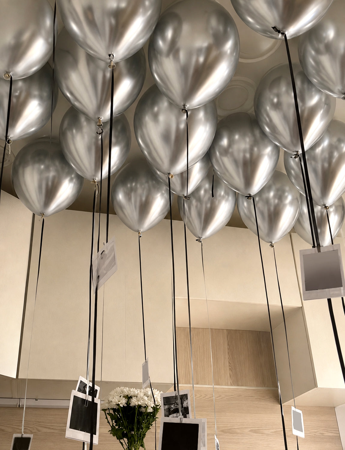 Silver Balloons - 12 Inch Metallic Silver Balloons for Party Decor 50Pcs Strong Thicken Metallic Silver Balloons Round Latex Balloons for Birthday Wedding Anniversary New Year Eve Engagement