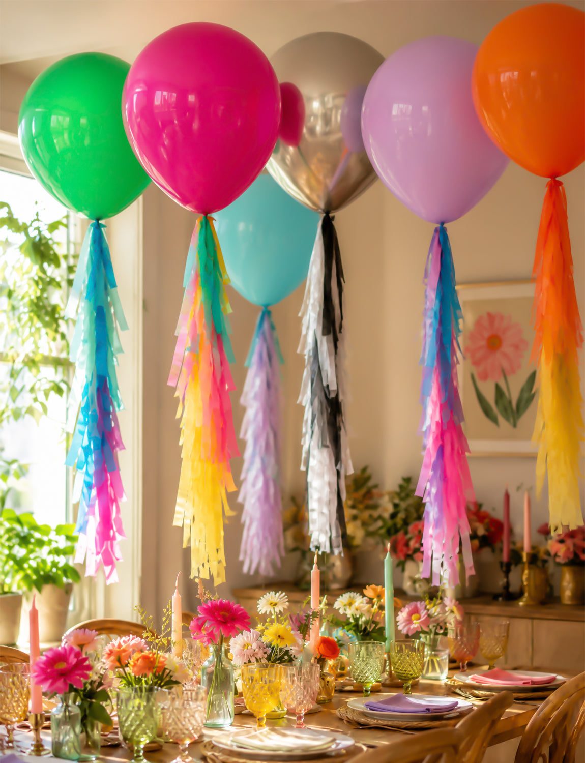 18 Inch Rainbow Balloons, 24 Pcs Large Colourful Balloon, 12 Colours Giant Multicoloured Balloons for Rainbow Birthday Decorations, Party Balloons for Birthday Wedding Easter Baby Shower Parties