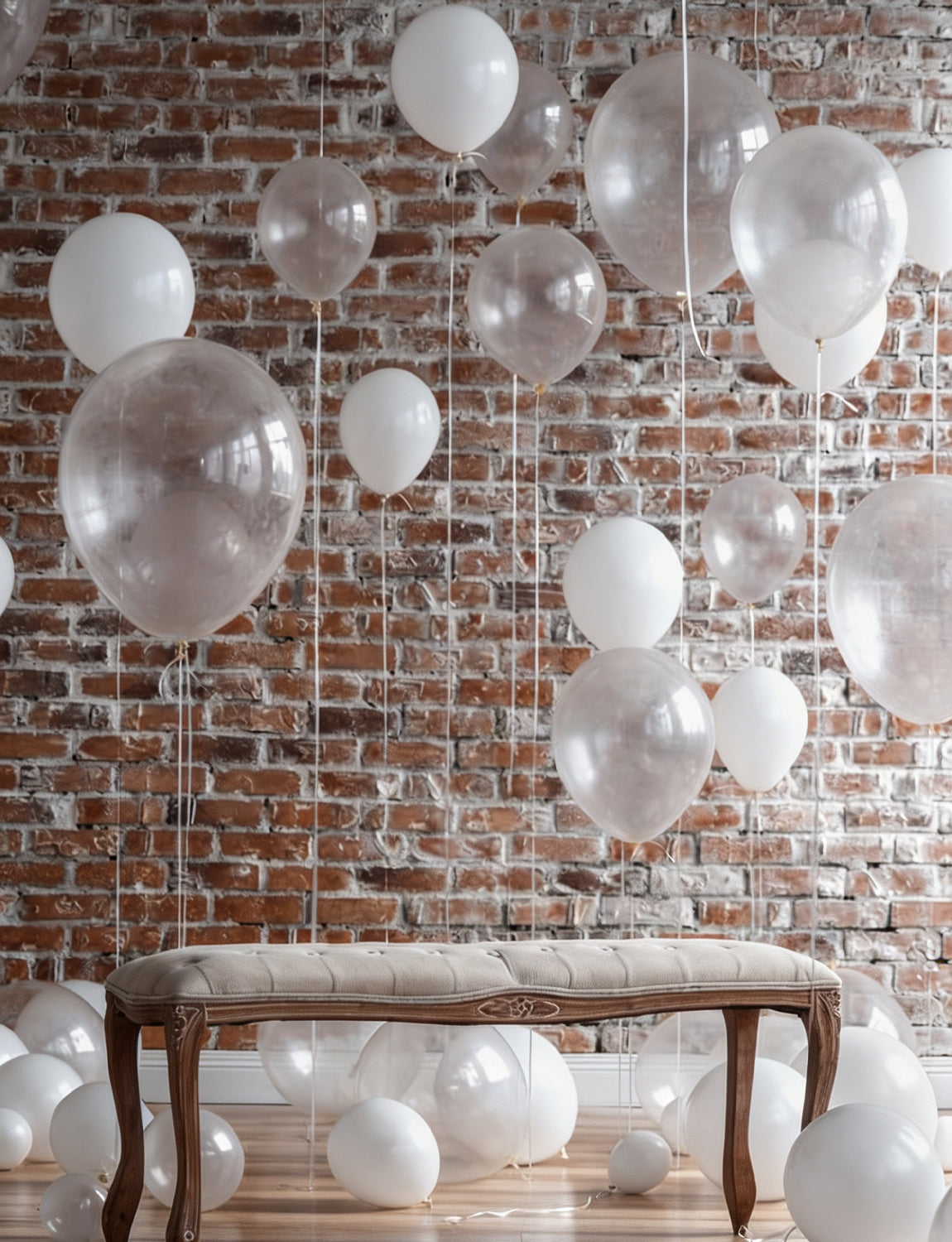 Clear Balloons, 24 Pcs 18 Inch Clear Latex Balloons with Ribbon Large Transparent Balloons for Birthday Decorations, Party Balloons for Birthday Wedding Anniversary Bridal Baby Shower