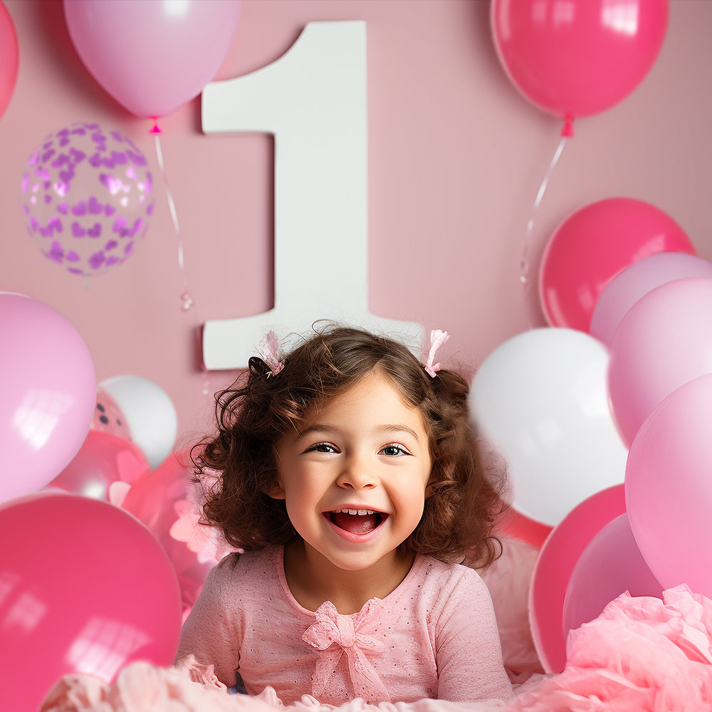 Adeyoo 60 Pcs Hot Pink Balloons - 12 Inch Pink and White Balloons with Love Confetti Balloon Bright Party Balloon for Girls Women Princess Theme Birthday Wedding Baby Showers Party Decorations